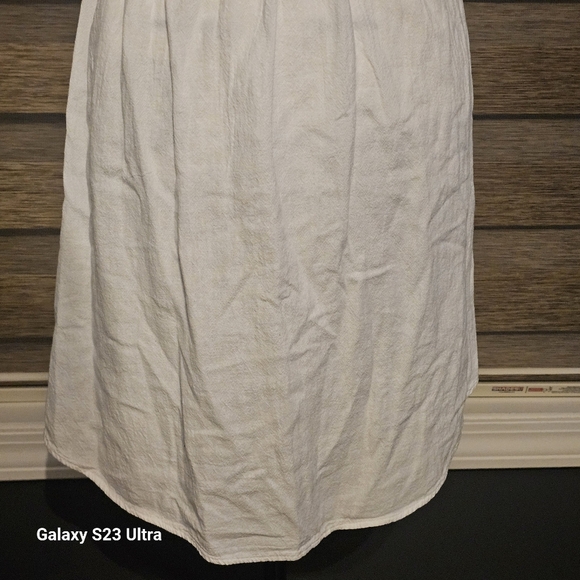 Halter button white Dress - Picture 11 of 12